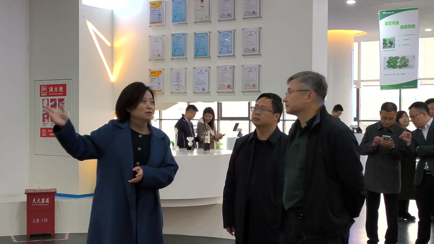 2023年11月13日，廣州市政府副秘書長(zhǎng)高裕躍一行到成威科技調(diào)研